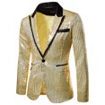 thumbnail image 1 of Birdeem Veste de Costume Décontractée à Paillettes pour Hommes Automne et Hiver, 1 of 1
