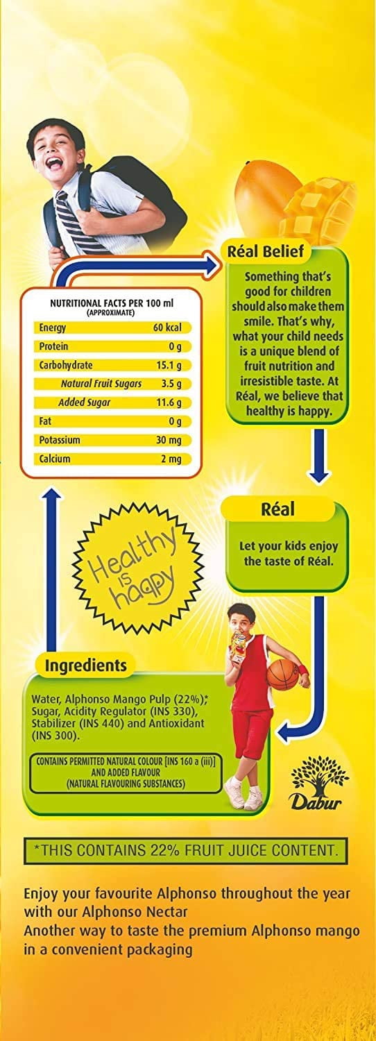 Dabur Real Nectar de Mangue Alphonso