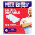 thumbnail image 1 of Mr. Clean Magic Eraser Sponge, All Purpose Cleaner, Cleaning Scrubber,Whole Home Extra Durable, 4ct, 1 of 17