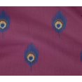 thumbnail image 4 of oneOone Cotton Flex Fabric Peacock Feather Ikat Print Fabric BTY 40 Inch Wide, 4 of 4