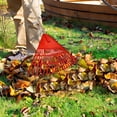 thumbnail image 4 of Aodebiao Râteau de Jardin, Râteau pour Pelouse, Râteaux pour Jardinage, Râteau à Feuilles Robuste Antidérapant avec Poignée à 21 Dents en Plastique, Râteau Compact pour Jardin, Cour, Collecte de Feuilles, 4 of 5