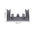 thumbnail image 2 of Uxcell 4set W10250160 Dishwasher Rack Adjuster Arm Clip And lock Replacement Part Stable Durable Fit for PS11751100 WPW10250160, 2 of 5