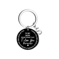 thumbnail image 3 of XZNGL Creative DIY to My SON Black Stainless Steel Last Name 26 Letter Keychain 2.5cm, 3 of 8