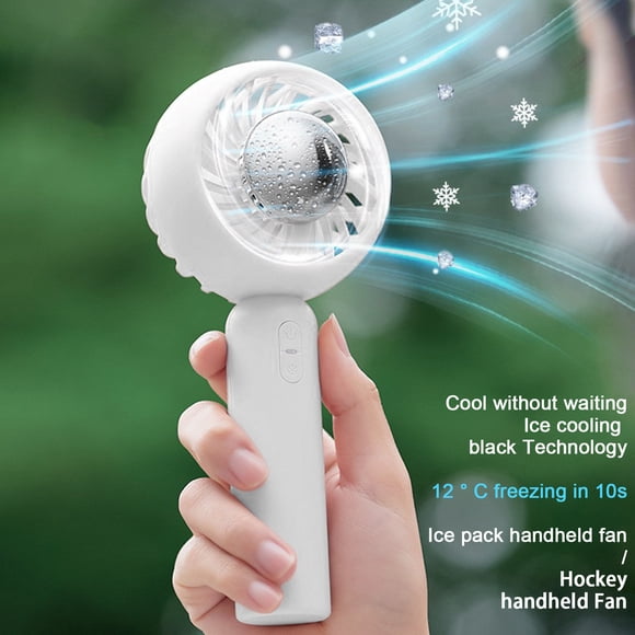 Birdeem Small Fans for Rooms, Usb To Usb Cable, Ice-Sensing Fan Usb Charging Portable Handheld Wind Portable Ice-Sensing Refreshing Small Fan Speed Can Be Adjust Room Refreshing Handheld Fan