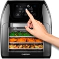 thumbnail image 2 of Refurbished CHEFMAN RJ38-10-RDO-V2 Digital Air Fryer plus Rotisserie Dehydrator Oven Black 10L, 2 of 4