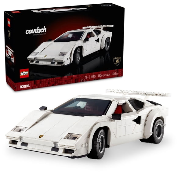 LEGO Icons Lamborghini Countach 5000 Quattrovalvole 10337 Ensemble de construction (1506 pièces)