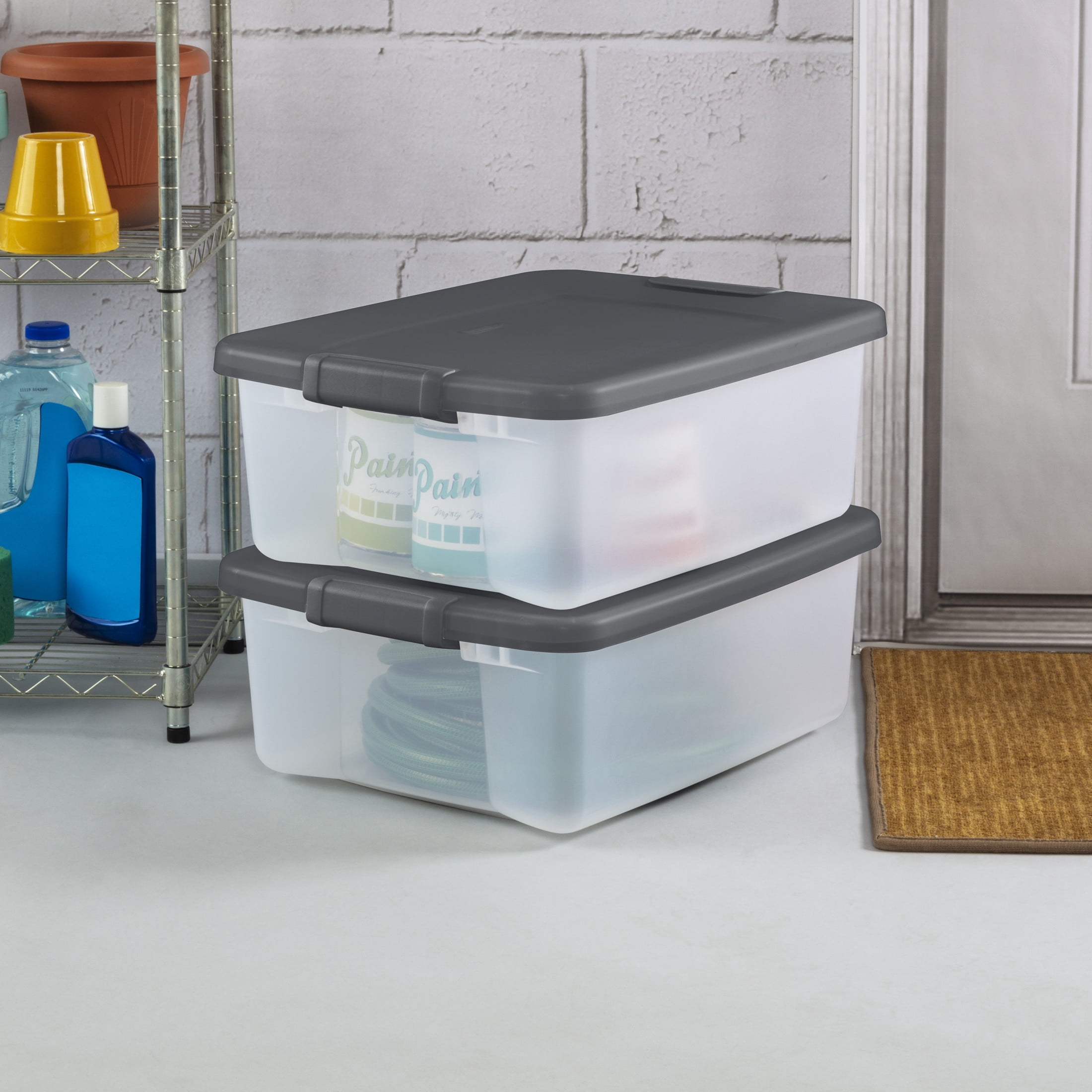 Sterilite 24 Liter Latch Box, 6 Pk