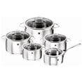 thumbnail image 1 of ZWILLING Essence Ensemble de Casseroles 10 Pcs Acier Inoxydable 18/10, 1 of 7