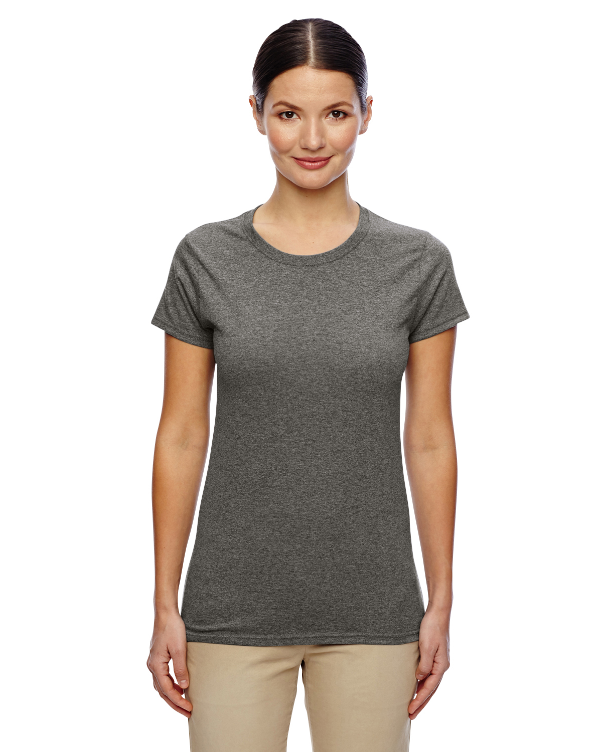 Gildan T-shirt pour Femmes en Coton Épais