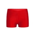 thumbnail image 1 of iiniim Enfants Filles Extensible à devant en V Danse Sports Gymnastique Bas Ballet Yoga Short Court de Danse Rouge 6, 1 of 6
