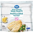 thumbnail image 1 of Filets de sole sauvage Great Value 500 g, 1 of 5