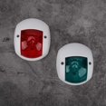 thumbnail image 4 of Navigation Signal Light, Secure 2PCS Boat Side Light IP66 Waterproof Red Green Lighting  For Pontoons Yachts White,Black, 4 of 8