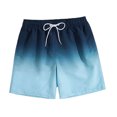 thumbnail image 1 of Gradient Swimming Trunks Mens Adult Boxer Shorts Swimming Casual Beach Pants, 1 of 9