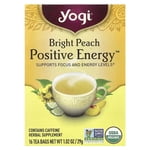 Yogi Tea, Positive ÉnergieTM, Pêche lumineuse , 16 Tea Des sacs, 1.02 oz (29 g)