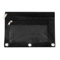 thumbnail image 1 of CNKOO YYNKM 3 Ring Binder Pencil Case  Black, 1 of 3