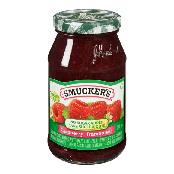 Smucker's No Sugar Added Raspberry Spread 310mL