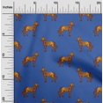 thumbnail image 1 of oneOone Viscose Chiffon Fabric Horse Block Printed Craft Fabric BTY 42 Inch Wide, 1 of 4