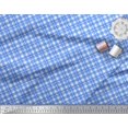 thumbnail image 3 of Soimoi Moss Georgette Fabric Diagonal Check Printed Craft Fabric by the Yard 42 Inch Wide, 3 of 5