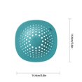 thumbnail image 2 of Oleegame 1PC Sink Drain Filter Cover Sink Filter Mesh Bathroom Bathroom Floor Excrete Cover Kitchen Sewer Filter Mesh Green, 2 of 2