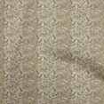 thumbnail image 1 of oneOone Georgette Viscose Beige Tissu Jacobée Robe Florale Tissu Tissu Imprimé par la Cour 42 Pouces de Large, 1 of 4