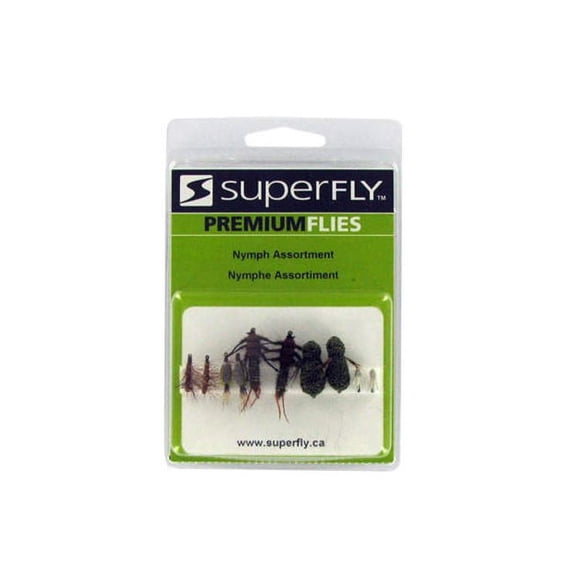 Assortiment de mouches nymphes de SuperFly