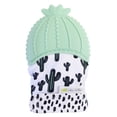 thumbnail image 1 of Itzy Ritzy Itzy Teething Mitt Cactus Silicone Teether for Infants, Teething Mitt, 0+ Months, 1 of 3