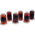 thumbnail image 1 of SuperB Fil à Broder en Polyester Rouge Orange, 1000 m, 6 Paquets, 1 of 3
