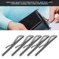 thumbnail image 3 of Money Clip, High Hardness Spring 80mm Wallet Clip Money Clip Wallet with 5Pcs for Leather Wallet, 3 of 7