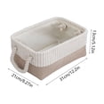 thumbnail image 3 of Panier de Rangement Pliable en Tissu pour l'Organisation de la Maison – Rangement pour Garde-Robe, Jouets et Lessive avec Poignées Robustes, 3 of 6