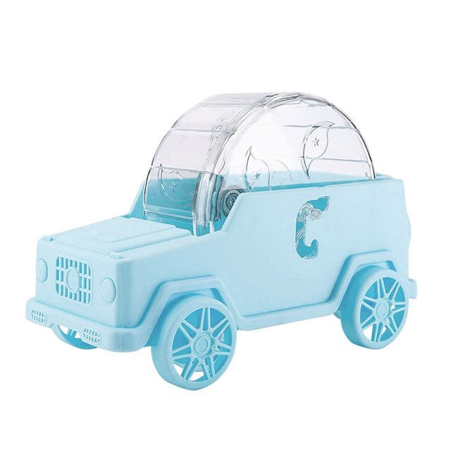 Riforla Hamster Running Wheel Car Shape Running Wheel Hamster Exercise Running Wheel Hamster Toys Blue