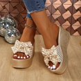 thumbnail image 2 of CHGBMOK Womens Sandals Summer New Solid Color Retro Thick Bottom Open Toe Beach Slippers,Sizes 36-43, 2 of 7