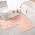 thumbnail image 1 of TopLLC Bathroom Rugs, Rugs for Living Room, Area Rug, Bath Mat Bathroom Water Absorbing Door Mat Convenient Wash Lightweight Fabric Water Absorption Non Slip Floor Mat Chenille floor mats, 1 of 6