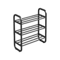 thumbnail image 2 of 3-Tier White Steel and Plastic Shoe Rack for Dorm, Home, or Doorway Storage – Easy Assembly, Multi-Layer Organizer, 2 of 6