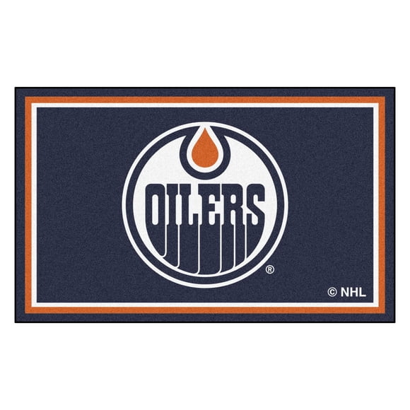 NHL-Edmonton Oilers 4x6 Rug