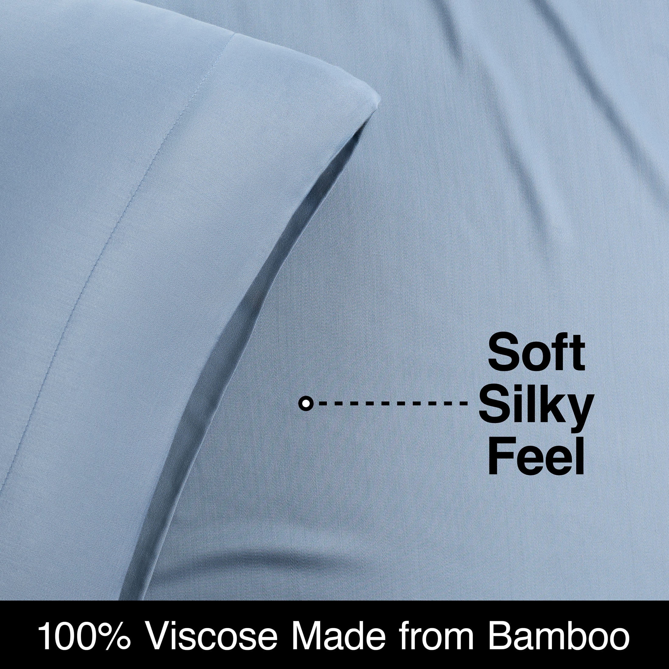 Allswell 300 Contexture doux et soyeux 4 pièces viscose de bambou Ensemble de draps