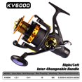 thumbnail image 1 of Metal Spinning Reel 13 + 1BB Fishing Reel Strong Drag ,Rigid Aluminum Skeletal Frame, 1 of 7