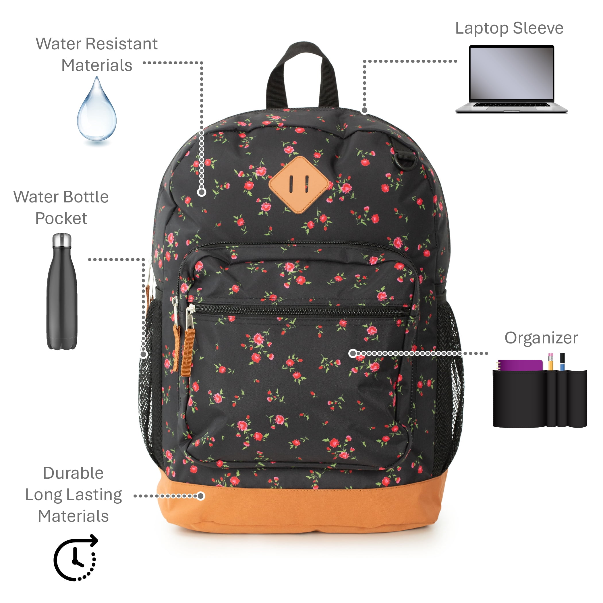 Sac à Dos Scolaire Jetstream avec Compartiment pour Ordinateur