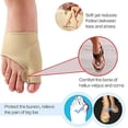 thumbnail image 3 of Bunion Correction Pedicure Socks Silicone Valgus Toes Separator Feet Care Tool, 3 of 5