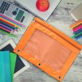 thumbnail image 4 of Birdeem Pencil Bags with Zipper, Large Pencil Pouch, Three-Hole Pencil Case Zipper Transparent Document Storage Bag Detachable Folder Large Capacity Pencil Case, Zipper Pencil Case, 4 of 6