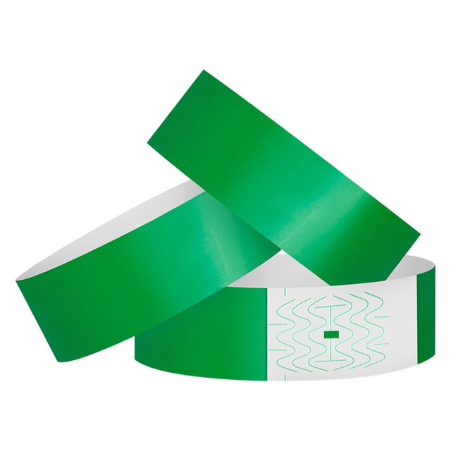 Visland 600 Pcs Synthetic Paper Wristbands Disposable Waterproof Wrist Strap Event Bands Replacement Wristband Set Identification Bracelets