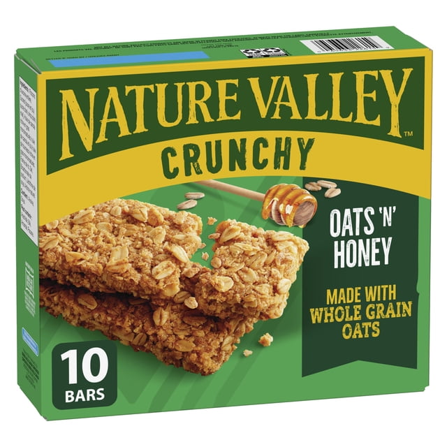 Nature Valley Crunchy Granola Bars Oats 'n' Honey 10 Bars
