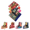 thumbnail image 2 of Women Scarf Printed Satin Square Fashion Soft Hijab Scarf Head Wrap Hair Scarf, 2 of 6
