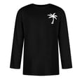 thumbnail image 3 of Birdeem Chemises pour Hommes Hommes Imprimé Col Rond Décontracté Mode Manches Courtes Blouses Col Rond Chemises, 3 of 9