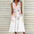 thumbnail image 2 of EQWLJWE Robes pour Femmes 2023 Élégantes Robe d'Été pour Femmes Design Décontracté Robe Dégradée Sans Manches Col en V Longue Robe Liquidation Robes pour Femmes, 2 of 6