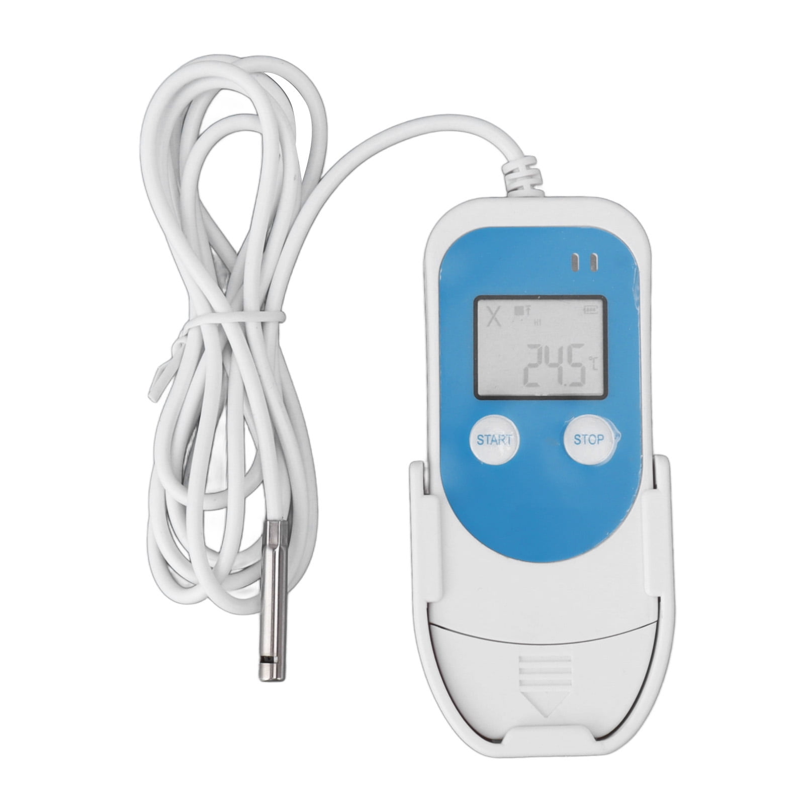 Multi Use Temperature Data Logger,Digital Temperature Humidity Data PDF Refrigerator Thermometer Recorder Reusable Cold Chain Recorder Future-Proof Design