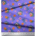 thumbnail image 2 of Soimoi Cotton Poplin Fabric Leaves & Floral Print Fabric by Yard 56 Inch Wide, 2 of 5