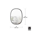 thumbnail image 4 of Umbra Hub Oval Wall Mirror,Black, 4 of 6