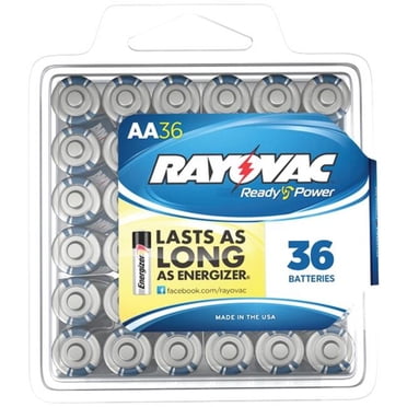 Rayovac 815-36PPF Alkaline Batteries Reclosable Pro Pack