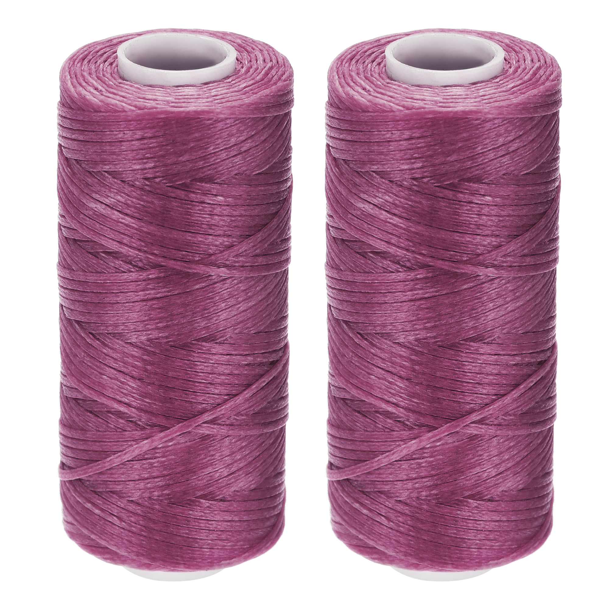Unique Bargains Purple Polyester Waxed Leather Sewing Thread, 55 Yards, 2 Pack