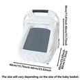 thumbnail image 3 of Binwennn Baby Universal Blue Cover All Protective Cover Baby Stroller Windproof Mesh Proof Cover Window Type Covers for Couches And Sofas Couch Cover L Shape Veranda Table Cover Seat Covers Sofa Sofa, 3 of 8